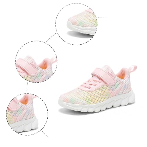 Girls Sneakers for Everyday Casual Wear Easy Clean All Season Footwear Perfect Pair with Pants and Tops for Age 5-14y3