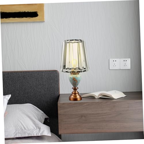 HOMSFOU Pendant Light Shade Glass Lampshade Replacement for Indoor Lighting Fixtures 5.91X5.12X7.09In Decorative Lamp Shade Suitable for Wall and Ceiling Lights - Image 4