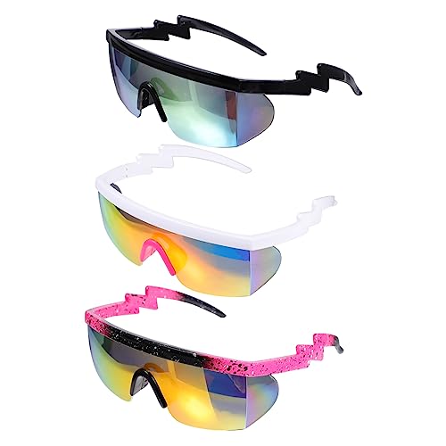 Lunettes de soleil femme retro BESPORTBLE lot de 3 paires vintage pour cyclisme et plein air