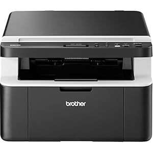 Brother DCP-1612W compact 3-in-1 multifunctioneel apparaat (laserprinter, digitale kopieerapparaat, kleurscanner, 2.400 x 600 dpi, USB 2.0, WLAN) donkergrijs