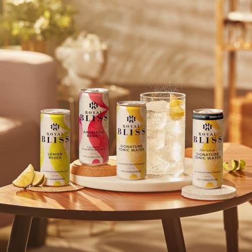Miniatura 4 de Royal Bliss Aromatic Berry ,Tónica Aromatizada Y Refrescante - Pack De 12 Latas De 250 Ml