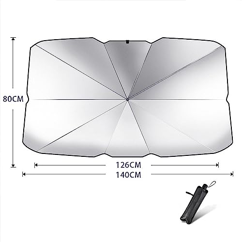 Parasol para parabrisas de coche que evita salpicaderos quemados 3