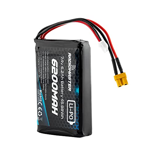 RadioMaster 2S 7.4V LiPo Transmitter Battery for Boxer-TX16S - 6200mAh - 2