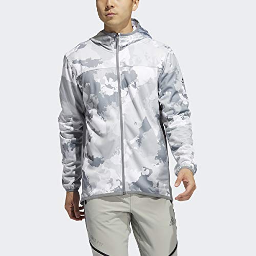 Image of adidas Men's Continent Camo City Hoodie, White, S