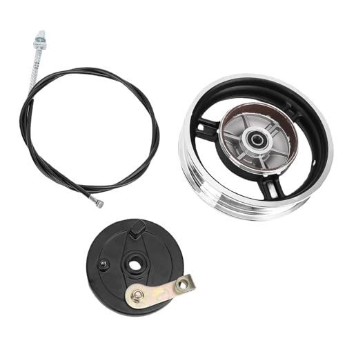 Kit de roues en acier 10 x 3,0 avec frein pour scooter électrique et moto