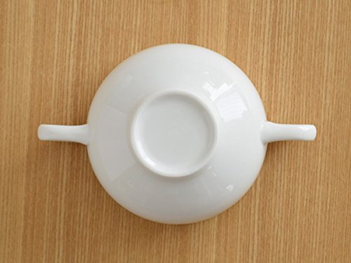 Zen Table Japan White Soup Bowls With Handles Set Of 4 #TOP4