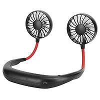 Persoonlijke Ventilator, Mini Usb Aangedreven Handsfree Ventilator 180 Roterende Opvouwbare Ventilator Draagbare Hangende Nekventilator Met 3 Koelsnelheden Ultrastil Voor Thuiskantoor
