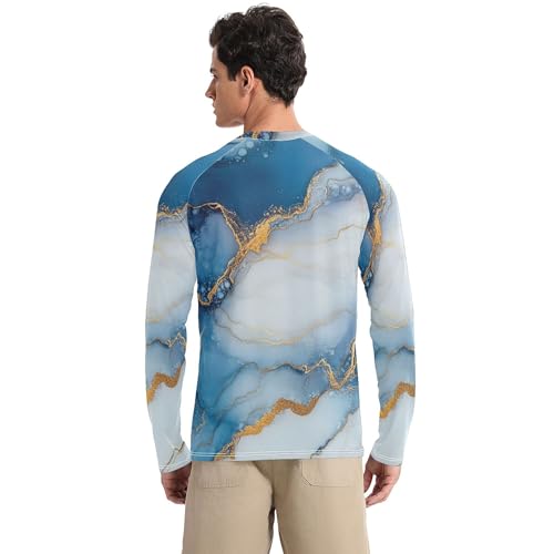 Men's Swim Shirts UPF 50+ Comfortable Long Sleeve Men's Sun Shirt Long Sleeve Outdoors2