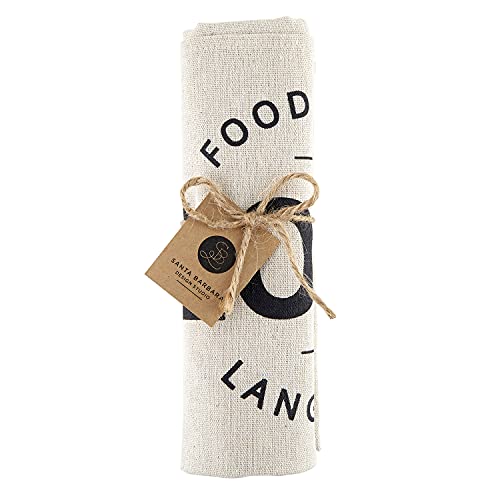 Image of Santa Barbara Design Studio Table Sugar Waist Apron, 28 x 18-Inch, Food is My Love Language