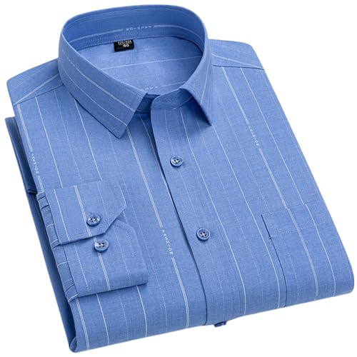 Camisa casual de verano de manga larga ligera y sin plancha