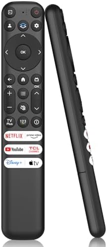 Replacement for TCL Google TV Remote Control, RC813 Compatible with TCL QM8/QM7/S5/S4/S3/Q7/Q6/Q5 4K UHD HDR LED QLED 4K Google TVs