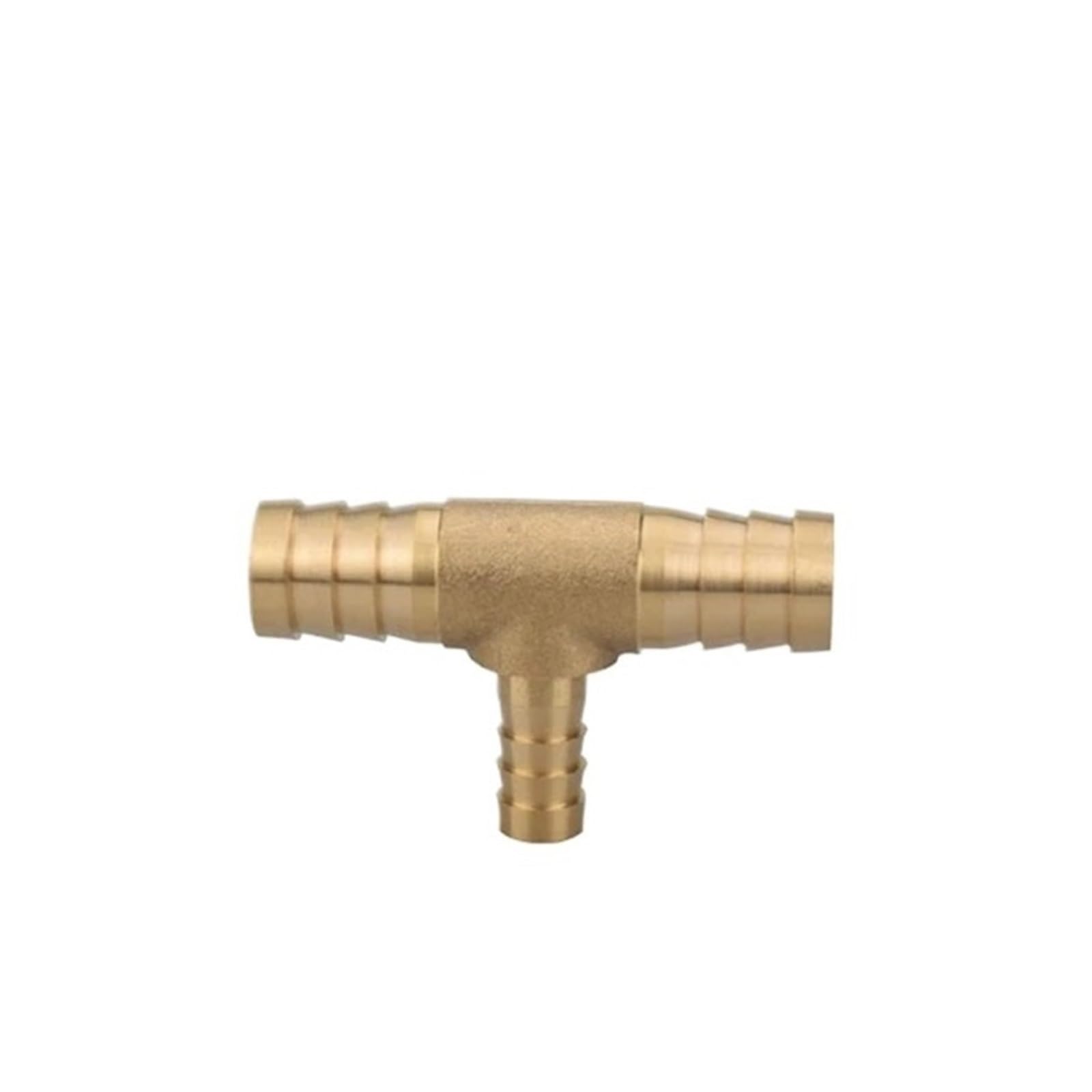 Revive Furniture 4 5 6 8 10 12 14 16 19 mm Równy redukcyjny wąż trójnikowy 3-drożny mosiężny łącznik rurowy łącznik rozdzielający adapter woda gaz olej(19-19-19MM_5 PCS)