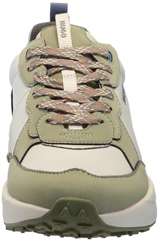 Image of HUGO Mens Running Style Mix Material Sneakers