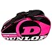 Dunlop Paletero de pádel Tour Intro Negro/Rosa Flúor