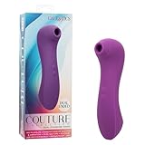 CalExotics Couture Collection Dual Pleasure Wand 100 Combinations of Suction and Vibration Purple - SE-4575-02-3