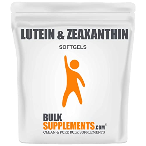 BulkSupplements.com Lutein with Zeaxanthin Softgels - Lutein & Zeaxanthin - Zeaxanthin Plus Lutein - Eye Support Supplements - Vision Supplements (100 Count - 100 Servings)