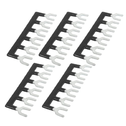 Terminal Stripe tipo horquilla 6 posiciones 5 piezas