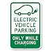 SmartSign "Electric Vehicle Parking Only" Sign | 12" x 18" 3M Engineer Grade Reflective Aluminum