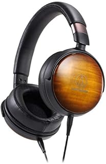 Audio-Technica ATH-WP900 Over-Ear High-Resolution Headphones, Flame Maple/Black