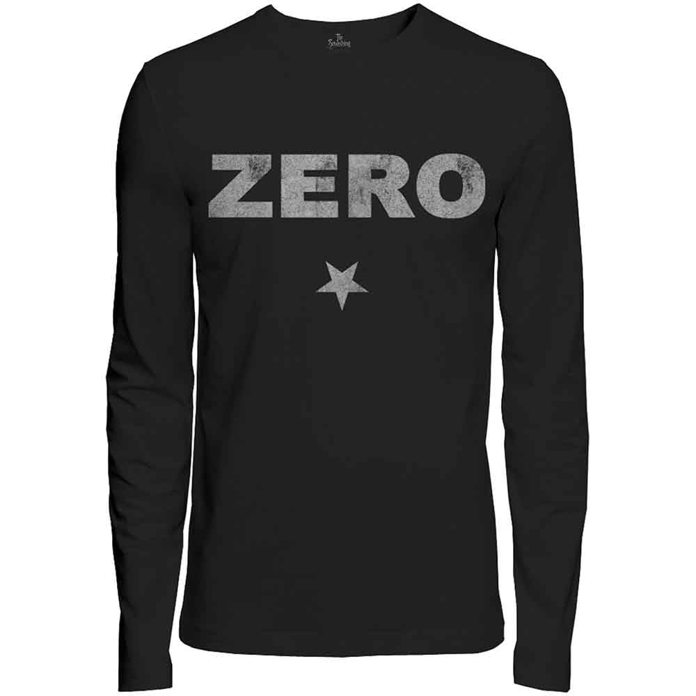 Rock Off Officially Licensed Products Men's Black The Smashing Pumpkins Zero Distressed Official Tee T-Shirt Unisex (Small)