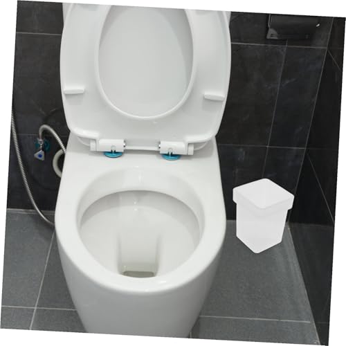 Porte-brosse de toilette carré céramique support de nettoyage chic