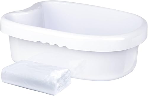 Lavabo de pie iónico para máquina de desintoxicación, lavabo iónico para bañera de pies, cubo de pies con 100 revestimientos para uso doméstico