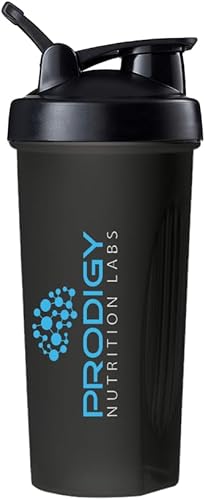 Miniatura 9 de Protein Shaker - Botella grande de 20 onzas, perfecta para suplementos de entrenamiento, proteína en polvo, bebidas deportivas, BCAA'S, reemplazo de
