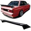 Heckspoiler Heckflügel Evo Look Schwarz Glanz aus ABS passt für 3er BMW E30