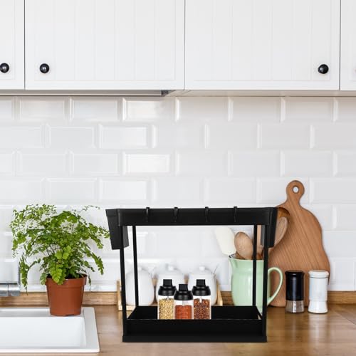 Étagère réglable Toyvian pour optimiser le rangement sous évier encombré - 5