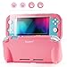 Price comparison product image Teyomi Case for Nintendo Switch Lite 2019 with Tempered Glass Screen Protector, 4 Pcs Thumb Grips & 2 Game Cartridges, Silicone Protective Cover with Standable, Shock-Absorption & Anti-Scratch Design