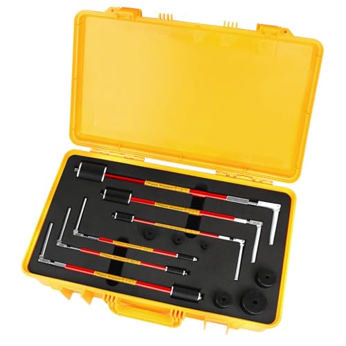 Plumbing Tool Kit (6 Tools) for the 1/2 to 2 Sized Pipes Plumbing Plugs for Fast Water Line Repairs Prevent Pipeline Leakage and Facilitate Solder with Extra Gaskets and PVC Carrying Case
