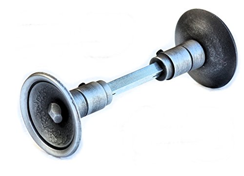 ® Set Knopfdrücker Paar drehbar schmiedeeisen Klinke Drücker Beschlag Knauf #908