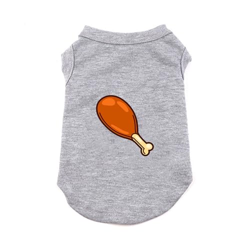 CNJKS グレー ペットウェア ドッグウエア 犬服 夏用 冷感 Tシャツ 小型犬 涼しい 通気性 日焼け対策 皮膚保護 ドッグウェア ペット服 犬 猫 かわいい 小中型犬 猫服 ペッ 通気 抜け毛防止 お散歩服 普段着 薄手