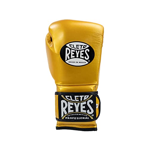Cleto Reyes Professional Boxing Gloves For Training, Sparring And Heavy Punching Bags For Men And Women, Mma, Kickboxing, Muay Thai, Hook And Loop Closure, 12 Oz, Gold #TOP1