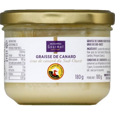 Monoprix Gourmet Graisse de canard - Le pot de 180 g