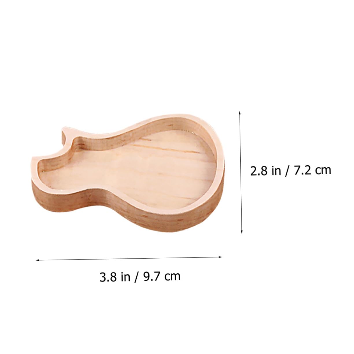 ibasenice Scatola Per Plettri Per Chitarra in Legno Fatta Mano Accessorio Per Chitarra Plettri Inclusi Comodo Per Riporre
