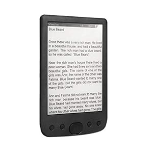 Exanko BK-6025 6 Inch E-Book Reader 800×600 Resolutie E-Ink Screen Glare-Free met USB-kabel PU Cover Ingebouwde Licht 4…