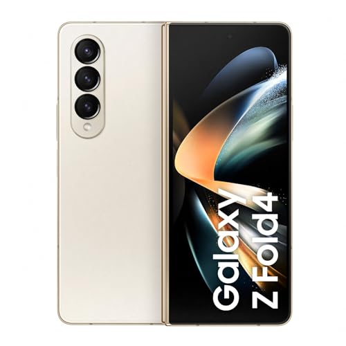 Samsung Galaxy Z Fold4 5G Mobiltelefon ohne SIM-Karte Android Klapp-Smartphone 256 GB, Beige
