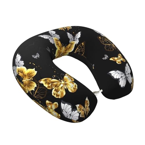 Almohada para cuello poliéster color negro miniatura 2