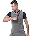 QSMGRBGZ Ropa Resistente puñaladas, Ligero y Transpirable Anti-Cuchillo Chaleco de la Prueba, Material de polímero Resistente a los Cortes, para el varón y la protección Femenina,Dark Gray,XXL
