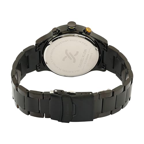 DANIEL KLEIN Yellow Dial Exclusive Men Analogue Watch - DK.1.13643-5 - Image 5
