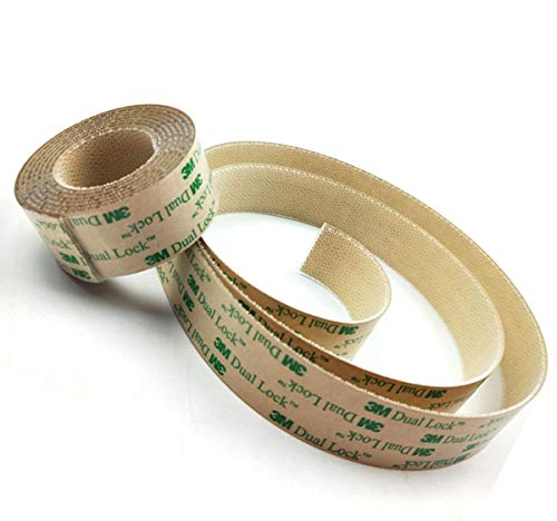 Clear 3M Dual Lock™ Pads & Tape ~ Self Adhesive Sticky Strips ~ Low Profile RECLOSABLE Fastener ~ SJ4570 (5 Meters)