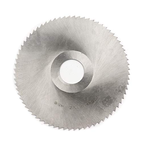 Rannb Slitting Saw Blade 72 Teeth Circular HSS Slitting Saw Cutter 125mm/4.9