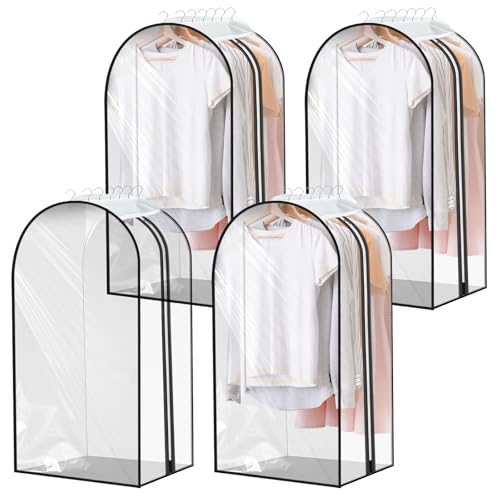 Garment Bags Garment Covers for Hanging Clothes, 10