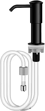 Kitchen Sink Soap Dispenser Bult in Soap Pump Head with 40" Extension Tuble Kit