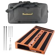 Keep Boards In Order: Pedalboard kit has a built-in power room and 10 cable holes for hidden your pedal power supply and make the power cord tidy. Please check the size before buying (cable hole: 1.1'', power room: 9.84''x3.93''x2.17'') Large Capacit...