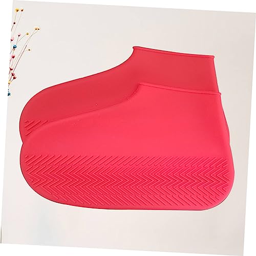 Cubiertas de zapatos de silicona Gatuida protectoras antideslizantes para actividades al aire libre, color rojo miniatura 4