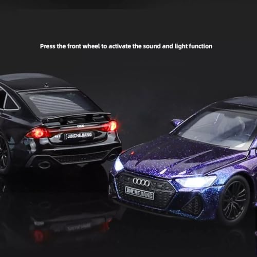 Image of Invite 1:32 Scale Audi RS7 Alloy Car Model Light & Sound Effect Diecast Toys for Boys Birthday Gift Kids Toys Car Collection【 Multicolor】