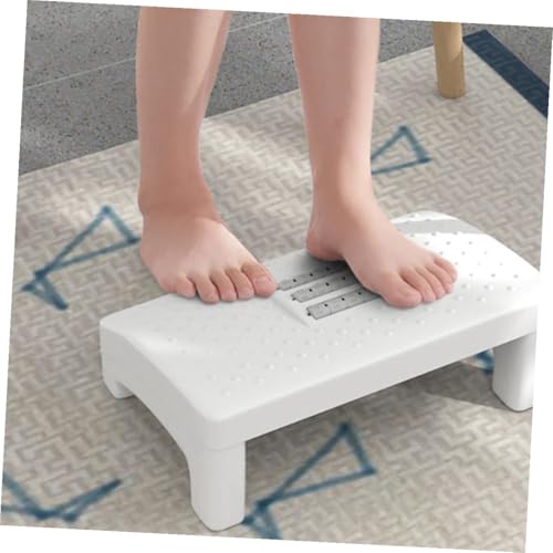 Tabouret de repos ergonomique blanc compact pour le bureau