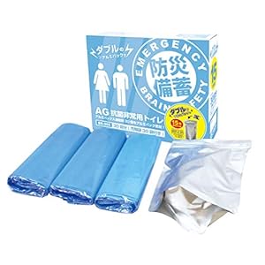 BR-905 サッと固まる消臭トイレ袋（30回分） 災害での断水時でもトイレが使える！